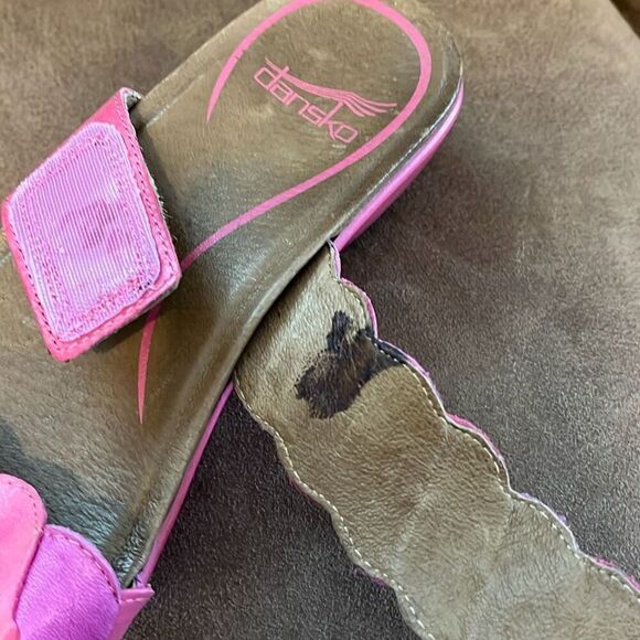 Dansko Dee Sandals Womens Adjustable Wedge Slide Slip On Size 37 - Picture 7 of 12